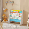 4 Tier Children Sling Book Rack Bookshelf Wooden Kids Book Rack Storage Shelf