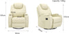 Heating 8-Point Massage Recliner Swivel Chair Sofa w/ Remote Control XMAS Gift