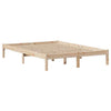 Bed Frame with Drawers 140x190 Solid Wood Pine U0G0