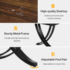 Rectangular Dining Table for 6-8, 200cm Industrial Kitchen Table for Dining Room