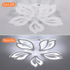Modern LED Lamp White Frame Ceiling Light Dimmable Pendant Lights Chandelier