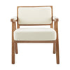 Dusk Matilda Ivory Boucle & Solid Wood Accent Chair RRP £199