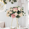 Artificial Wedding Rose Flower Row Top Table Backdrop Arch Arrangement Wall Deco