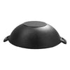 Cast Iron Frying Pan with Loop Handles Cooking Wok Deep Griddle Skillet Soup Pot
