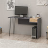 Candy Modern Retro Home Office Desk with USB Ports - Grey