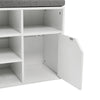 Hallway Shoe Cabinet Storage Cupboard Footwear Stand Rack Entryway Padded Seat