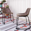 Set of 2 Kitchen Pub Bar Stools High Backrest Large Seat Chairs Coffee Shop Casu