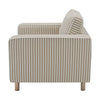 Dusk Soho Sand Stripe Linen Armchair RRP £279