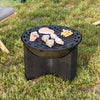 33cm Korea BBQ Heat Plate Pan Nonstick Grid Griddle Baking Tray Commercial Grill