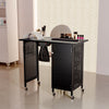 Mobile Manicure Nail Art Table Technician Station Beauty Salon Tattoo Work Desk