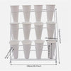 Flower Stand Shelf Display Stand Flower Shop Flower 3 Layers With 12 Buckets UK