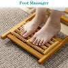 Foldable Bamboo Outdoor Garden Deck Rocking Chair Armchair Recliner Lounger Seat