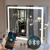 Hollywood Mirror High Definition Bluetooth Speaker LED Bulbs w/10x Totdsvvpnjxbv