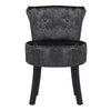 Crushed Velvet Vanity Stool Dressing Table Chair Bedroom Makeup Chair Backrest