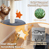 128 cm Tall Cat Tree Cute Multi-Level Cat Tower w/ Condo
