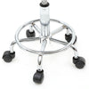 New Backrest Rotating Stool 360° Adjustable Salon Nail Beauty Lift Chair Black