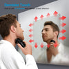 Bathroom LED Mirror With Shaver Socket Bluetooth Demister Touch 70x50/50x70cm
