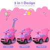 3 in 1 Baby Ride on Push Car Toy Kids Stroller Sliding Walking Car with Horn