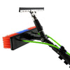 30ft Window Cleaning Pole Equipment Water Fed Telescopic Extendable Brush Kit