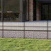 10x Rustproof Coated Metal Garden Fence Panel Pet Dog Barrier Lawn Border Edging