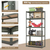 5-Tier Garage Storage Utility Shelves w/Adjustable Height-Grey