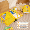 2Pcs Kids Luggage Set Carry-on Hardshell Suitcase Backpack Set Unicorn Luggage