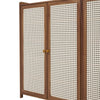 Shoe Storage Cabinet Cupboard Shoes Shelf Wooden Footwear Rack Holder Organiser