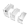 3 Pcs Stainless Steel Display Rack Desktop Display Shelf Collectibles Figure
