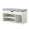 Shoe Storage Bench Cabinets Shoes Rack with Drawer,Cushion,Shelf Hallway Organis
