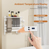 Electric Heated Towel Rail Bathroom Warmer Timer Ladder Radiator Storage Shelf