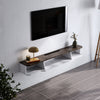 Floating TV Unit Cabinet Wall Mounted TV Stand Wall Shelving Entertainment Unit
