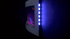 2024 TRUFLAME LED FLAMES 7 COLOUR WHITE GLASS CURVED WALL MOUNTED ELECTRIC FIRE