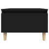Side Tables 2 pcs Black 50x46x35 cm Engineered Wood