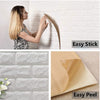 6 Pieces 3D Wall Panel Decorative Wall Tiles Cladding Wallpaper Waterproof Sheet