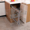 Cabinet Pull Out Kitchen Unit Blind Magic Corner Base Shelves Storage Basket