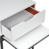 Modern Nest of 2 Side Table Table Set 2-in-1 Coffee Table Living Room White