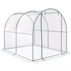 Outdoor Garden Greenhouse PVC Cover Steel Frame Plant Veg Grow Tunnel 2 x 2.5m