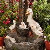 Serenity Duck Pond Garden Water Feature Cascade Self Contained 60cm Ornament NEW