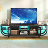 TV Stand Cabinet 160cm LED Storage Unit Industrial Metal Frame Fits 70 Inch TVs