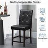 2X Counter Height Bar Stool Modern Pub Chairs Kitchen Dining Chair w/Footrest