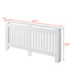 172cm Large White Radiator Cover Modern Traditional Wood Grill Cabinet Furniture