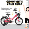 Glerc Bubble 12 14 16 Inch Kids Bike for 3-8 Years Old Boys & Girls Bicycles