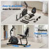 MERACH S08 Recumbent Exercise Bike Workout Machine Full Body Fitness Bluetooth