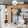 Portable Patio Tabletop Heater 11000 BTU Outdoor Propane Gas Heater