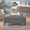 Semi-Circle Storage Footstool Ottoman Pouffe Stool Velvet Chair Upholstery Bench