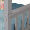 Kids Bunk Beds Double Pine Wooden Bunk Beds With Mattresses 3FT Single Bed Frame