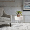 Round Dressing Table Stool Soft Fluffy/Velvet Piano Chair Makeup Seat Wire Legs
