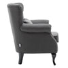 Leisure Single Sofa Armchair Modern Wing Back Chesterfield Button Accent Chair