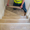 Self Adhesive Carpet Floor Stairs Protector Roll Protection Cover Dust Film