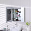 LED Bathroom Mirror Cabinet with Shaver Socket Demister IR Sensor Wall Mounted